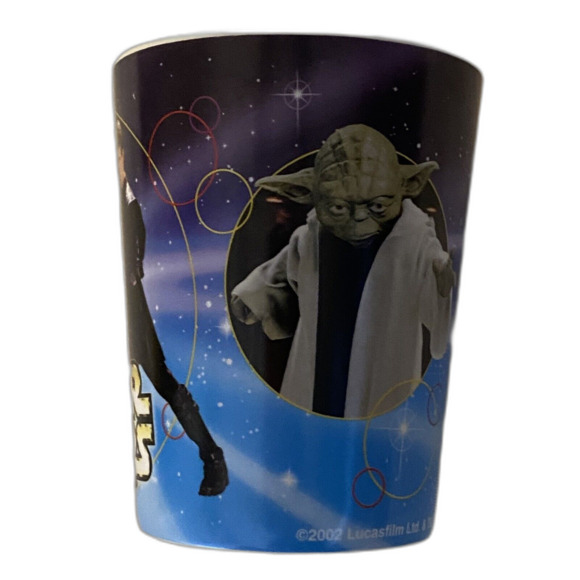 Vtg STAR WARS Attack of the Clones Cup & Bowl Set 2002 Lucasfilm General Mills - Picture 3 of 7